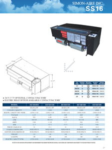 Model SS16 specifications