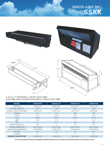 Model SSKK specifications