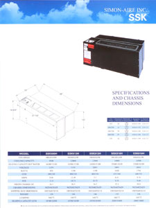 Model SSK specifications